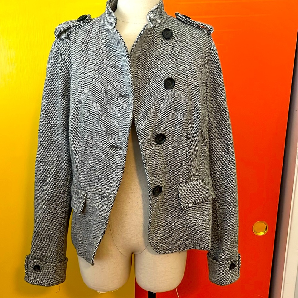 Tweed wool jacket